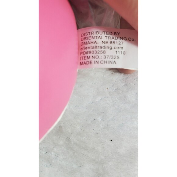 2 pcs Oriental Trading Pink Yellow Small Rabbit Easter Bunny Football - Picture 5 of 7